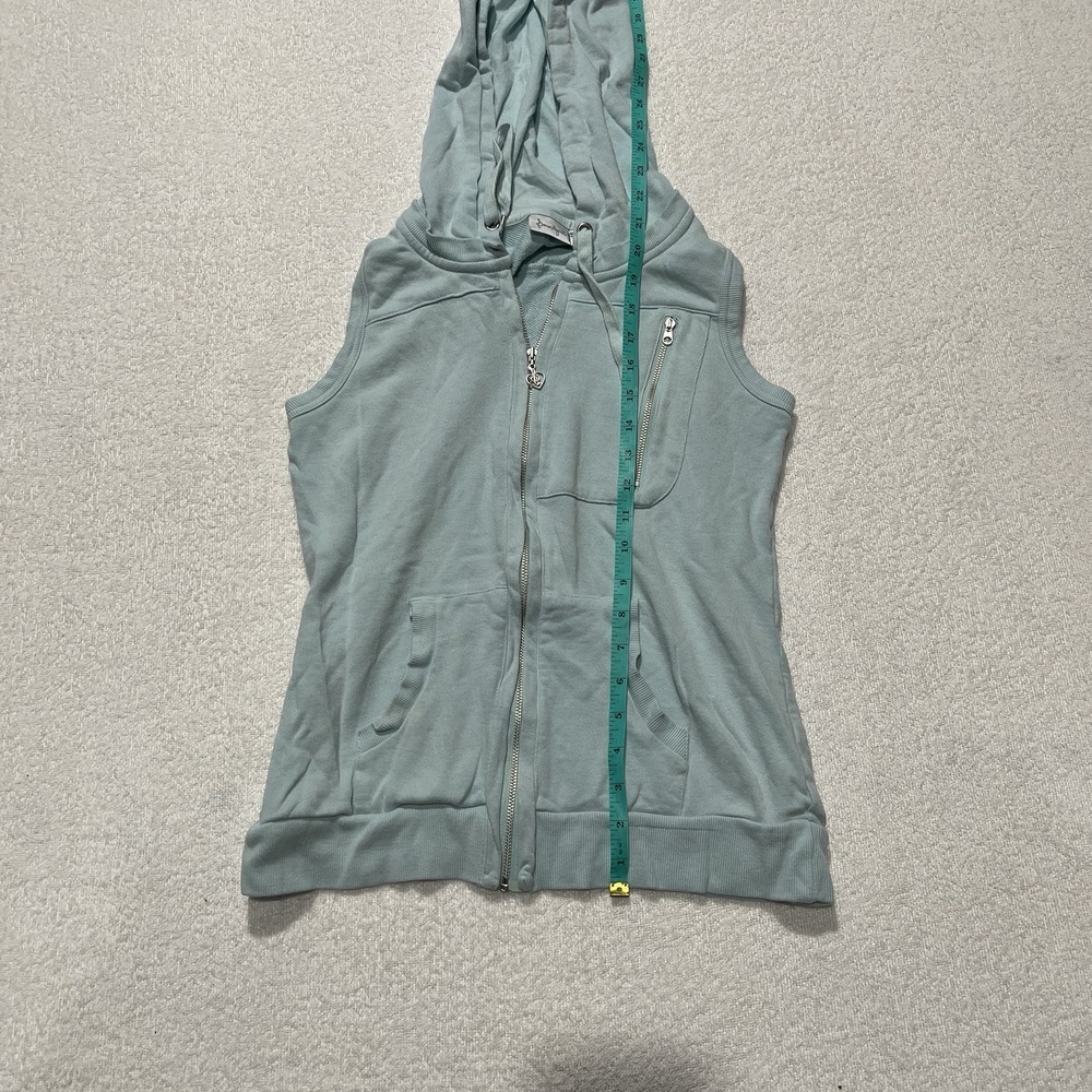 GOOD CONDITION!! Soundgirl Tank Top Hoodie Sleeve-less Light Blue Size: M - Picture 5 of 8